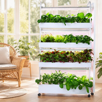 Jardinière Intelligente Écologique Moderne pour Légumes et Fleurs, 72 Grandes Positions de Plantation, Auto-Arrosante, Jardin Hydroponique Domestique