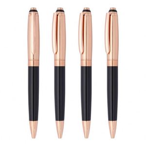 Wholesale Luxury Black Metal Ballpoint <b>Pen</b> High Quality Durable Promotional Gift for Office or School Writing Custom Logo - Product Image 2