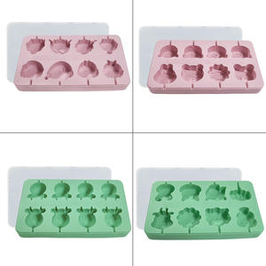 Moule en Silicone Moderne et Minimaliste pour Sucettes en Forme de Dessin Animé, Varié, Sans BPA, Démoulage <span class=keywords><strong>Facile</strong></span>, Sans Odeur, Moule Fait Maison pour Bâtonnets de Fromage - Product Image 5