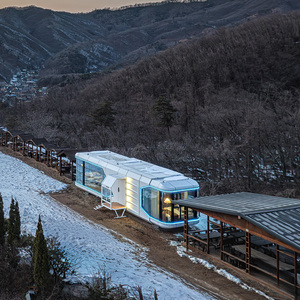 โครงเหล็กไฟสำเร็จรูปบ้านแบบแยกส่วนที่สวยงามและราคาถูก - Product Image 1