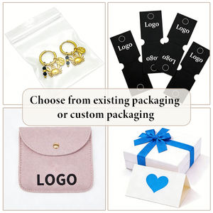 Boucles d'oreilles tendance en acier inoxydable de qualité supérieure, inspirées de l'océan, hypoallergéniques, inaltérables, minimalistes et élégantes pour femme - Product Image 4