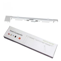 Kit de rail de rideau intelligent rechargeable et connectable Tuya Zigbee DIY, moteur de rideau électrique compatible Alexa