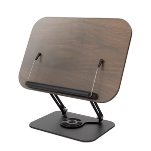 Support de <span class=keywords><strong>livre</strong></span> en bois personnalisé, support de <span class=keywords><strong>livre</strong></span> de <span class=keywords><strong>cuisine</strong></span>, Coran, support de lecture réglable avec rotation à 360 degrés, serre-livres pour la lecture - Product Image 3