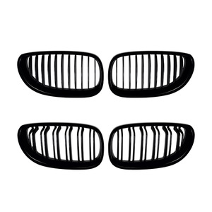 กระจังหน้า BMW ซีรีส์ 5 E60 E61 ปี 2004-2010 แบบเดี่ยวและแบบคู่ วัสดุ ABS สำหรับตกแต่งกันชนหน้า - Product Image 2