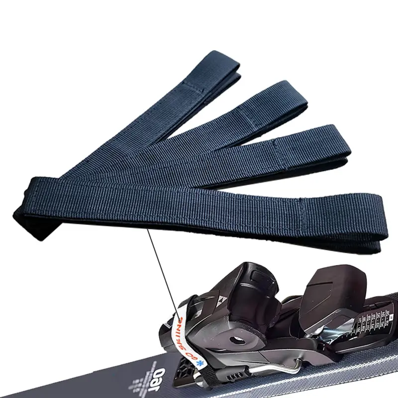 Herbruikbare Nylon Haak Lus Ski Rem Riem Snowboard Rem Banden