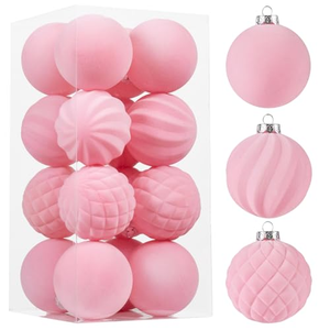 Boules de Noël décoratives personnalisées en plastique incassable avec paillettes, prix de gros usine, certifiées BSCI - Product Image 1