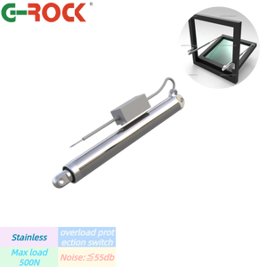 12/v dc מנוע צינורי מיני חשמלי ליניארי מפעילים 50kg - Product Image 1