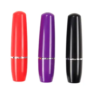 Mini batom elétrico portátil, ovo de pular, vibrador de massagem feminina, bolas vaginais