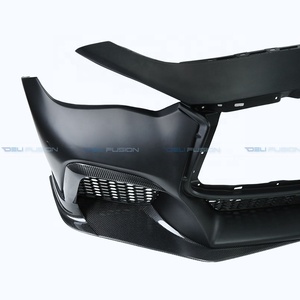 Parachoques delantero estilo Project Black <span class=keywords><strong>S</strong></span> para Infiniti Q60 Coupé 2017-2022, kit de carrocería parcial de fibra de carbono - Product Image 3