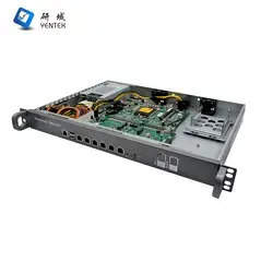 LGA1151 I3 I5 I7 Processor 1U Rack Mount 6*LAN 4*SFP Vpn OPNsense Untangle Firewall Appliance Network Servers
