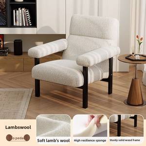 Silla de sofá individual de estilo medieval, sillón reclinable mecedora Retro para ocio, balcón y sala de estar, elegante silla perezosa oscilante - Product Image 6