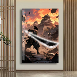 <span class=keywords><strong>Anime</strong></span> en la pared de fondo de la pared de la sala de estar decoración del hogar pinturas creativas acrílico LED pintura - Product Image 1