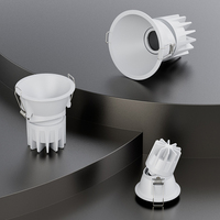Downlights LED Empotrables de Alta Gama Allway, Fácil Instalación, Ajustables, Personalizables, Marco de Aluminio, IP54, para Hoteles