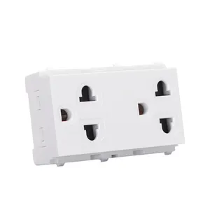 JN 118/120 size american standard 2pin socket PC material thailand vietnam switch socket