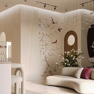 Professional Hair Nail Spa Salon Shopfitting Bespoke Tabletop Display Stand and Wall Shelving System - Product Image 3