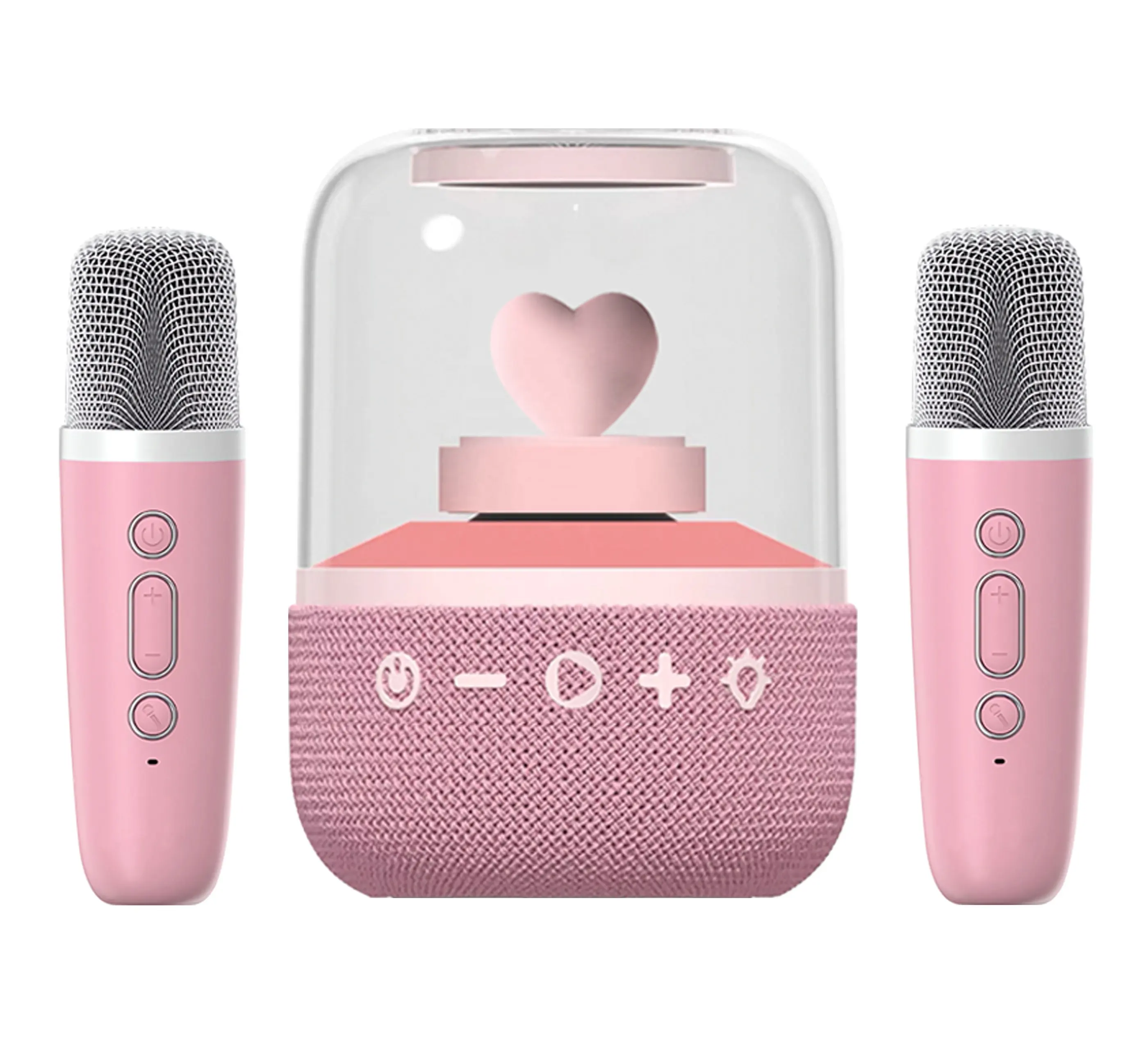Mini Karaoke Machine Voor Kinderen Volwassenen Draagbare Bluetooth Speaker Met Draadloze Microfoons Als Speelgoed Verjaardagscadeaus Voor Meisjes Jongens
