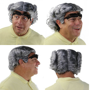 <span class=keywords><strong>Peluca</strong></span> de Navidad de Cosplay <span class=keywords><strong>gris</strong></span> de comercio exterior transfronterizo divertida <span class=keywords><strong>Peluca</strong></span> de disfraz de Halloween europea y americana de 33cm - Product Image 6