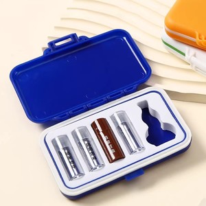 Boîte à médicaments portable avec compartiments, conception scellée pour les médicaments d'urgence, utilisation par les personnes âgées - Product Image 5