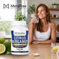 Extrait de Bergamote Citrique 1000mg – Complément Antioxydant pour le Soutien Cardiaque et Immunitaire des Adultes, Vieillissement Sain – 90 Capsules/Flacon