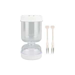 <b>Pickle</b> Juice Separator Wet Dry Strainer Flip Hourglass <b>Jar</b> Airtight Storage Olive <b>Pickle</b> Container Plastic Kitchen Eco-Friendly - Product Image 1
