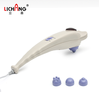 Masseur corporel vibrant et percussif portatif pour thérapie complète du corps, 3 têtes de massage, marteau de massage musculaire dorsal – Grande vente au Brésil