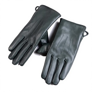 Gants d'hiver en cuir de qualité supérieure, longueur poignet, respirants, compatibles écran tactile, non doublés, thermiques, pour le travail en extérieur et l'usage quotidien - Product Image 6