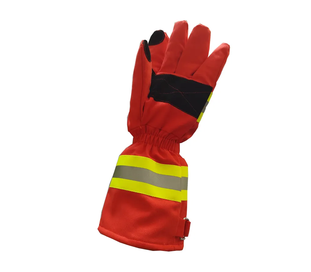 Vendita calda colore arancione forest fire fight guanti fornitore di fabbrica guanti in aramide Nomex