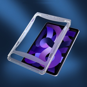 VMAX 2.5D HD Clear <span class=keywords><strong>Tablet</strong></span> proteggi schermo in vetro temperato per <span class=keywords><strong>Apple</strong></span> iPad <span class=keywords><strong>Air</strong></span> 5 10.9 con dispositivo di montaggio per la rimozione della polvere facile da installare - Product Image 1