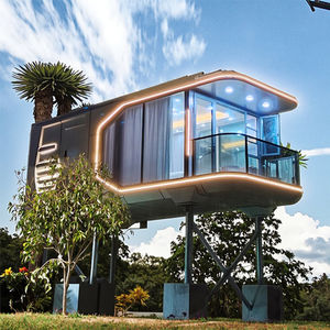 แคปซูลพื้นที่เคลื่อนที่สำหรับโรงแรมโรงแรมโรงแรมมีเทคโนโลยีโฮมสเตย์การออกแบบร่วมสมัยทำจากอลูมิเนียมอัลลอยด์ - Product Image 1