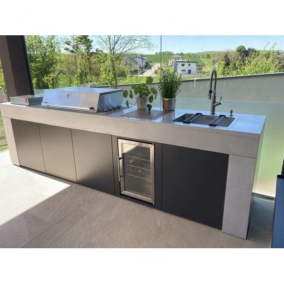 Kitchen Countertops Concrete Outdoor Benchtop 30% Off Ex-Display