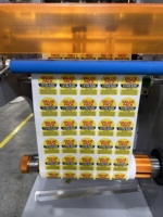 Mesin Cetak Label Magnetik Unit Die-Cutting Tahan Air Perekat UV Flexo Kertas Berlapis/PET/BOPP