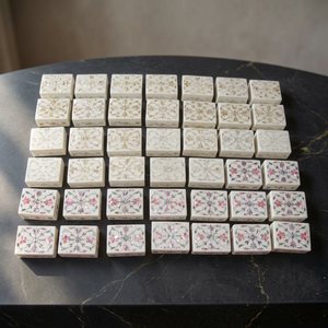 กล่องเครื่องประดับหินอ่อนพร้อมกล่องทรงสี่เหลี่ยมหรูหรางานมุก - Product Image 1