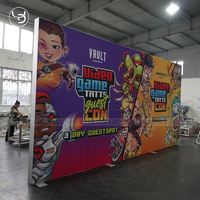 Estante de Pared con Retroiluminación LED Yota 20x10 SEG, Equipo para Ferias Comerciales, Caja de Luz Moderna, Stand de Exhibición