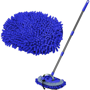 Dewande Aluminum Telescopic Adjustable <strong>Chenile</strong> Multifunctional Cleaning Set Car Wash Brush <strong>Mop</strong> 1m - Product Image 1
