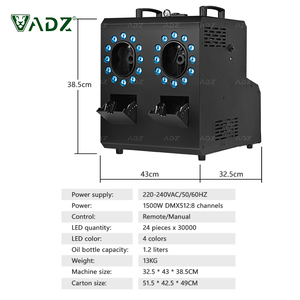 Adz Khói Bong Bóng RGBW4-WHEEL 1500W/3000W Sương Mù Bong Bóng Sương Mù Máy Wedding Party Stage Dj Câu Lạc Bộ Với Điều Khiển Từ Xa <span class=keywords><strong>DMX</strong></span> Haze Máy - Product Image 4