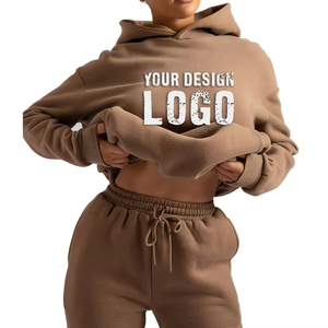 Sweat-shirt pour femme en coton lourd, style décontracté, surdimensionné, vente en gros, OEM, couleur unie, pull ample, sweat-shirt pour femme - Product Image 3