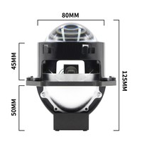 NUEVOS Faros Delanteros LED 2026 B8 con Doble Lámpara, Súper Faros Bi-LED de Proyector de 130W, Accesorios Universales para Automóvil 5800K