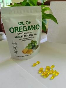 زيت الأوريجانو الاصطناعي الصالح للأكل مع مستخلص زيت الحبة السوداء، مكملات غذائية على شكل كبسولات هلامية - Product Image 6