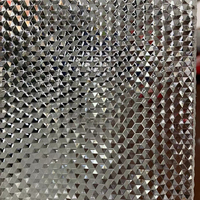 Feuille de PS gaufrée en plastique polystyrène feuille de verre lenticulaire en polystyrène transparent