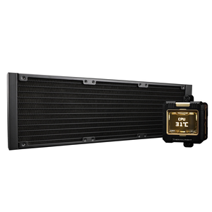 Refroidisseur de processeur sans ventilateur Lianli 360-X FROZEN Black Ice Armor, radiateur radial refroidi par eau 240/360, version PC Air pour boîtier d'ordinateur - Product Image 1
