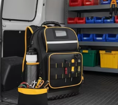Sac à dos d'électricien professionnel portable avec logo personnalisé, base en caoutchouc robuste, ceinture durable, ensembles d'outils, sacs et kits - Product Image 5