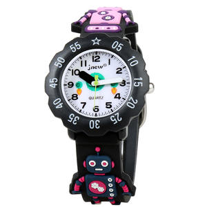 रोबोट पैटर्न फैशन डिजिटल प्रदर्शन कलाई घड़ी लड़कों के लिए वाटरप्रूफ <span class=keywords><strong>3</strong></span> बार बच्चों के खेल आकर्षण क्वार्ट्ज आंदोलन pvc बैंड ओएम/ओडम - Product Image 6