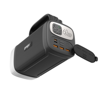 Nouvelle batterie externe portable 2026 de 60000 mAh 100W à charge rapide pour ordinateur portable avec lumière LED pour PC