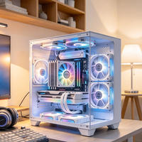 Komputer Desktop Gaming AMD Ryzen 7 9800X3D 3D V Cache 32GB DDR5 1TB SSD PC Esports Gamer Tower untuk Rumah dan Kantor