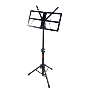 Soporte de Micrófono Profesional K-106B, Negro, Ajustable, de Metal y Goma, Altura de 80-128 cm, para Sentarse y Estar de Pie - Product Image 1