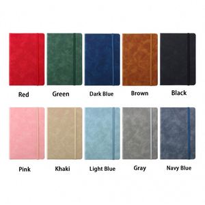 <b>Journal</b> Manufacturer A5 Hardcover PU Leather Mini Legal Pad Business Office with 100 Sheets and Logo - Product Image 3