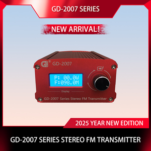 GD-2007 chuyên nghiệp 10W <span class=keywords><strong>FM</strong></span> <span class=keywords><strong>Transmitter</strong></span> đài phát thanh tầm xa TNC đầu ra liên tục <span class=keywords><strong>Transmitter</strong></span> - Product Image 6
