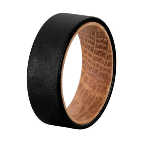 Collezione 2026 SZ Cheng Jewelers: Cinturino da Uomo in Ceramica Resistente con Inserto in Legno Naturale di Koa - Product Image 2