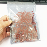 Diodes électroluminescentes LED rouges 3 mm basse tension, bleues/vertes/rouges/jaunes/transparentes pour indicateur de circuit imprimé DIY