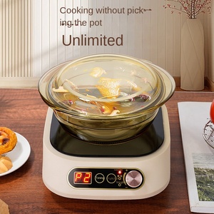 Gran oferta, estufa eléctrica de cerámica de 2200W, estufa de té para el hogar, calentador de placa caliente con horno para cocinar Stri-Fry - Product Image 2